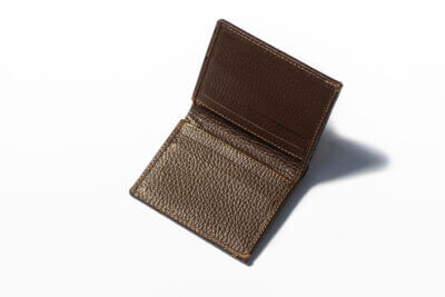 محفظة نوريكس - محفظة ثنائية - جلد طبيعي - بني كلاركس