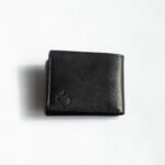 محفظة اكسيل - محفظة ثنائية - جلد طبيعي - اسود