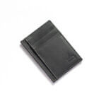 حافظة كروت - سديم - جلد طبيعي - رمادي