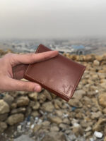 المحفظة الثلاثية ـ رجالي جلد طبيعي ـ اللون الهافان