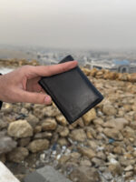 المحفظة الثلاثية ـ رجالي جلد طبيعي ـ اللون الاسود