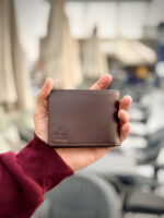 المحفظة كلاسيك ـ جلد طبيعي ـ اللون البني