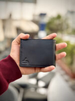 المحفظة كلاسيك ـ جلد طبيعي ـ اللون الاسود