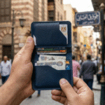 ⁦محفظة كيو – كحلي ⚡ | تنظيم سريع وأناقة يومية⁩ - الصورة ⁦2⁩