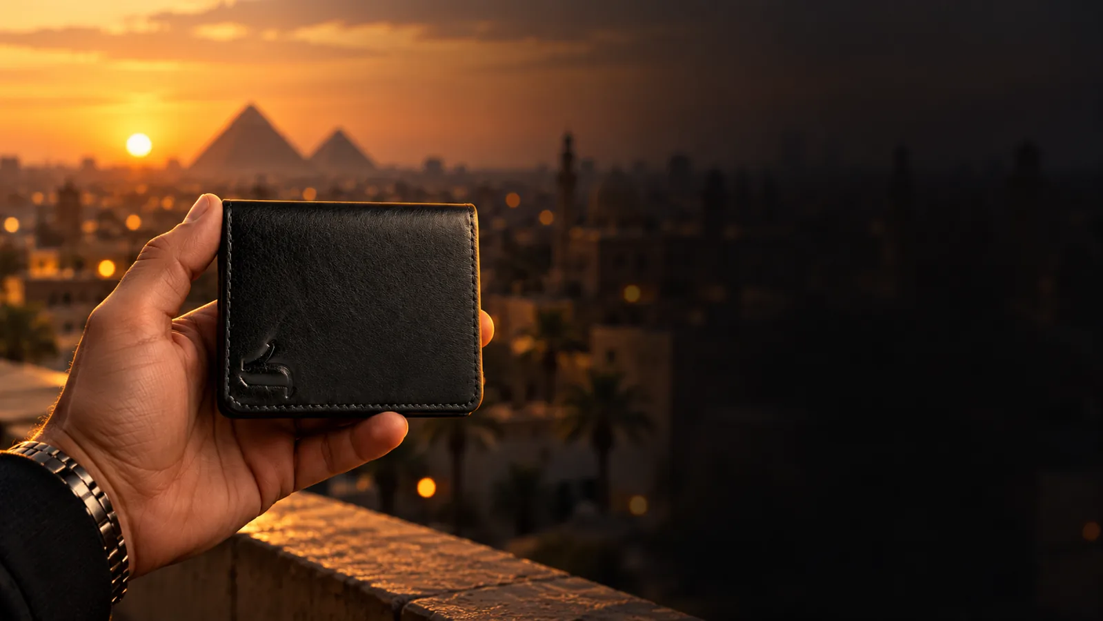 محفظة كيو الأسود في القاهرة